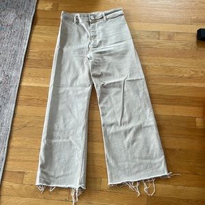 Zara ZW THE MARINE STRAIGHT JEANS Tan